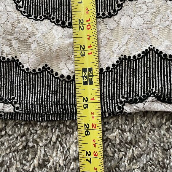 VaVa By Joy Han Rochelle Black/Gray/Tan Off The Shoulder Dress Women’s Sz L - Picture 12 of 14